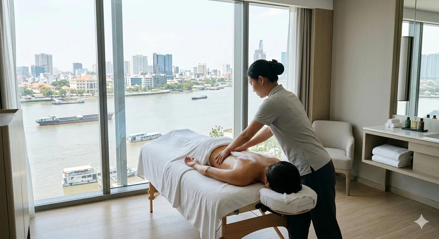 In-room massage service in Thao Dien, Ho Chi Minh City