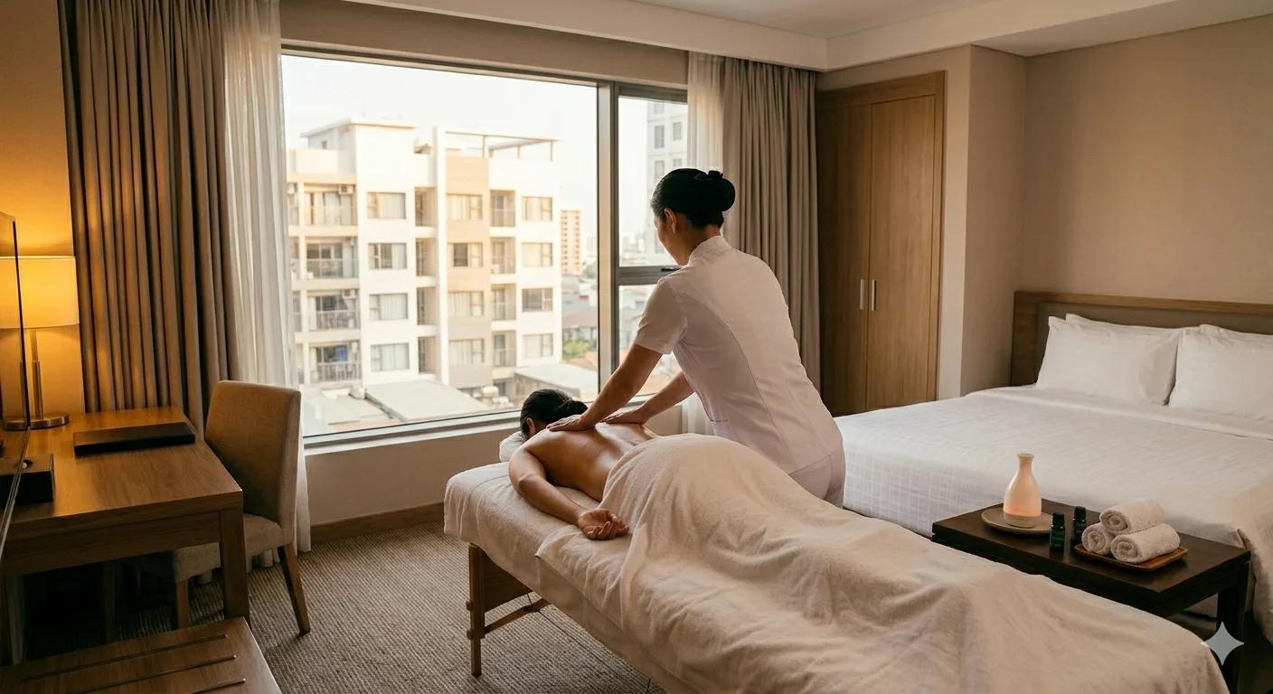 In-room massage at Grand Hotel Saigon, District 1